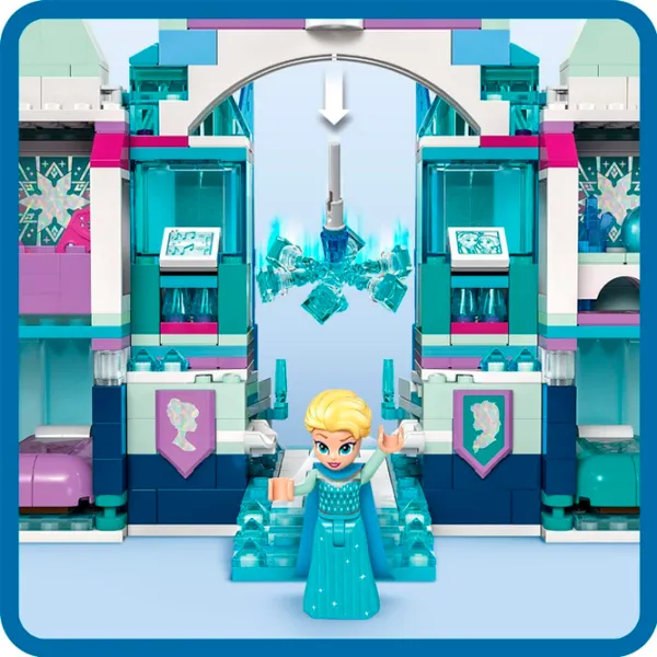 Constructor LEGO Elsa's Ice Palace Scenă din film/ Blue photo 13