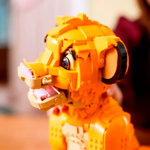 Constructor LEGO Young Simba the Lion King Personaj de film/ Orange photo 5