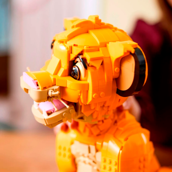 Constructor LEGO Young Simba the Lion King Personaj de film/ Orange photo 5