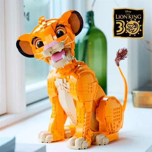 Constructor LEGO Young Simba the Lion King Personaj de film/ Orange photo 9