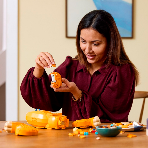 Constructor LEGO Young Simba the Lion King Personaj de film/ Orange photo 13