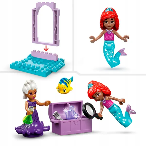 Constructor LEGO Ariel's Crystal Cavern Scenă din film/ Multicolor photo 3