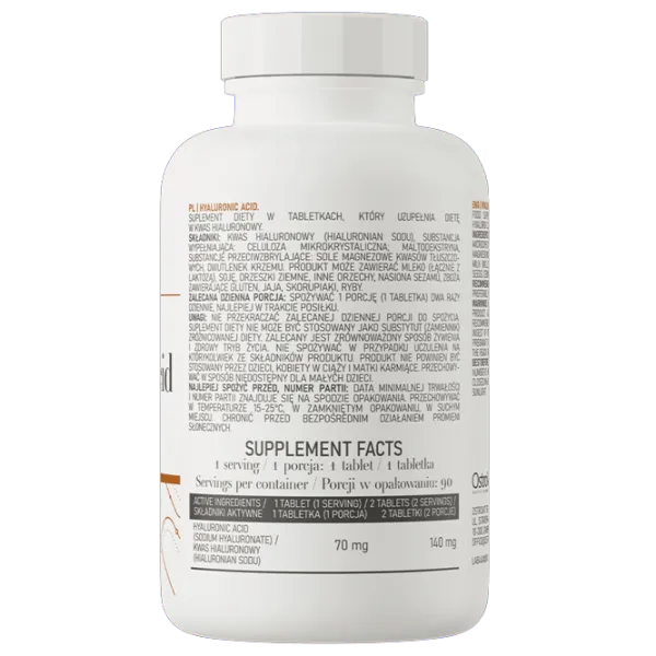 Vitamine și minerale OstroVit Hyaluronic Acid (5903246221084) 90 photo 3 Vitamine și minerale OstroVit Hyaluronic Acid (5903246221084) 90 photo 3