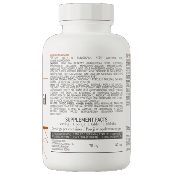 Vitamine și minerale OstroVit Hyaluronic Acid (5903246221084) 90 photo 3 Vitamine și minerale OstroVit Hyaluronic Acid (5903246221084) 90 photo 3