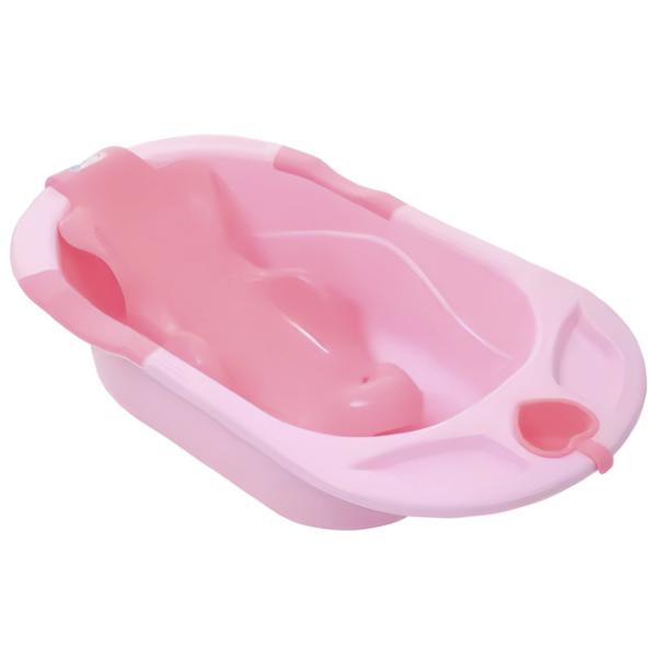 Детская ванночка 4Play Comfort 2in1 Для девочек/ 0 - 36 месяцы/ Pink photo 1