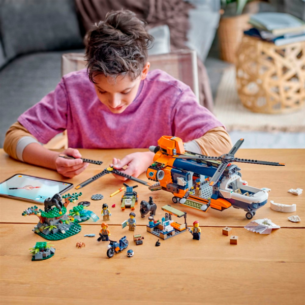 Constructor LEGO Jungle Explorer Helicopter at Base Camp Clasic/ Multicolor photo 11