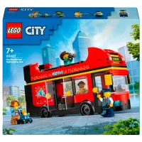 Constructor LEGO Red Double-Decker Sightseeing Bus Autobuz/ Multicolor