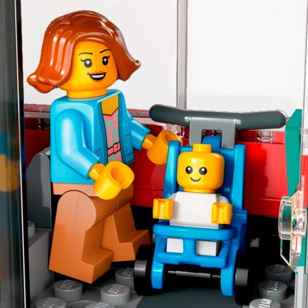 Constructor LEGO Red Double-Decker Sightseeing Bus Autobuz/ Multicolor photo 7