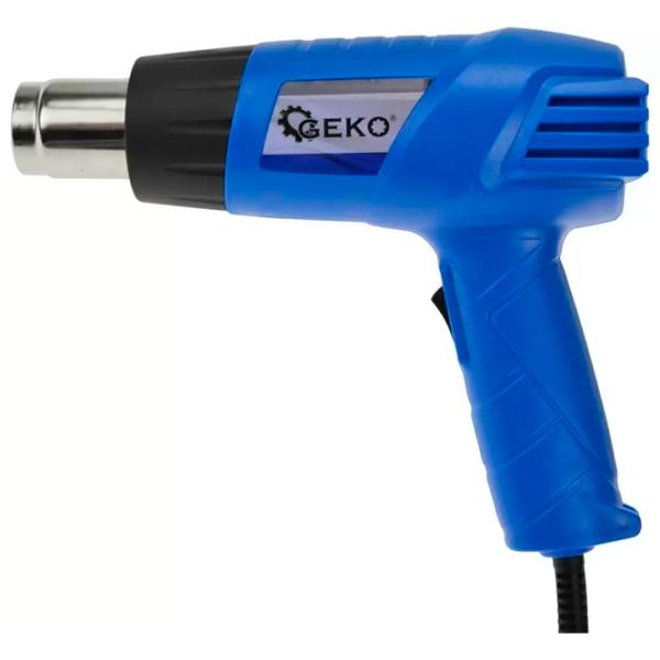 Строительный фен Geko G80281 2000 Вт/ Blue photo 1