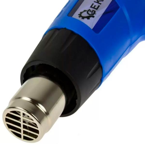Строительный фен Geko G80281 2000 Вт/ Blue photo 6