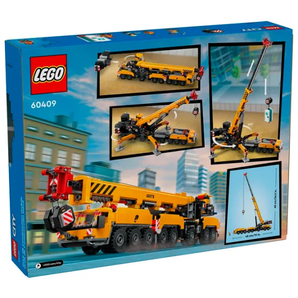 Constructor LEGO Yellow Mobile Construction Crane Сonstrucție/ Yellow photo 8