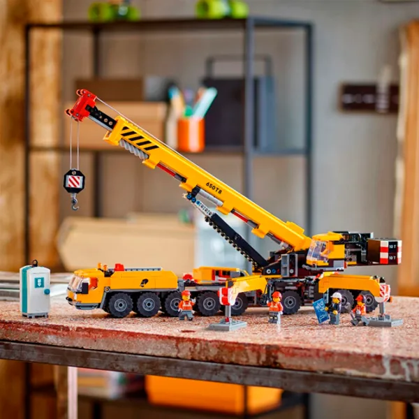 Constructor LEGO Yellow Mobile Construction Crane Сonstrucție/ Yellow photo 10