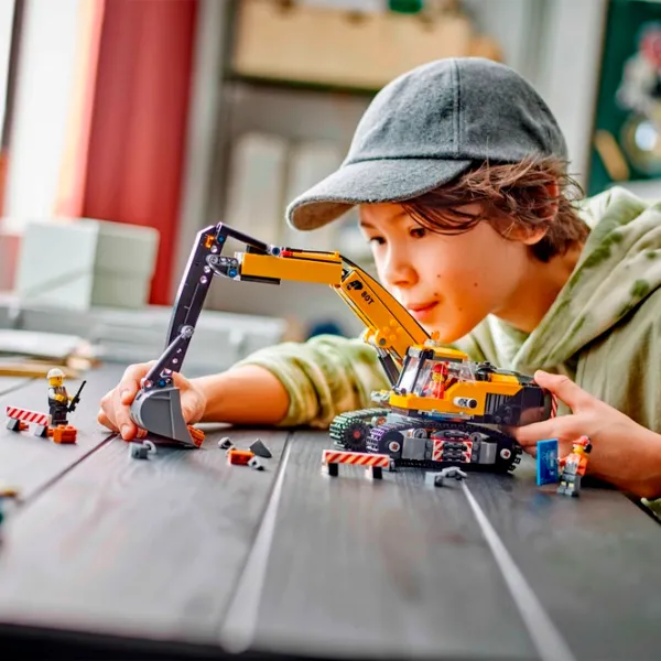 Constructor LEGO Yellow Construction Excavator Excavator/ Yellow photo 6