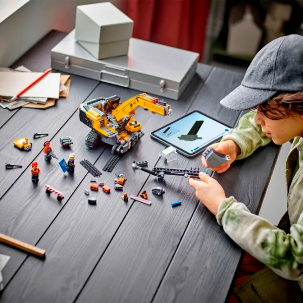 Constructor LEGO Yellow Construction Excavator Excavator/ Yellow photo 8