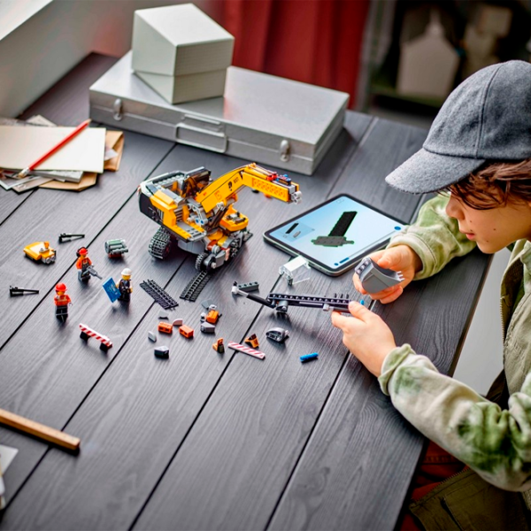 Constructor LEGO Yellow Construction Excavator Excavator/ Yellow photo 8