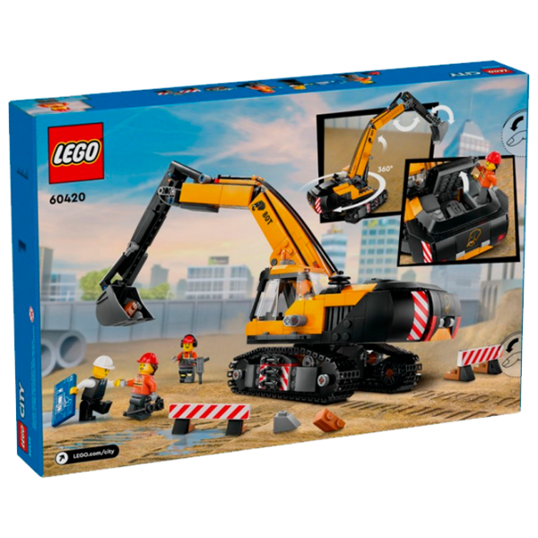 Constructor LEGO Yellow Construction Excavator Excavator/ Yellow photo 9