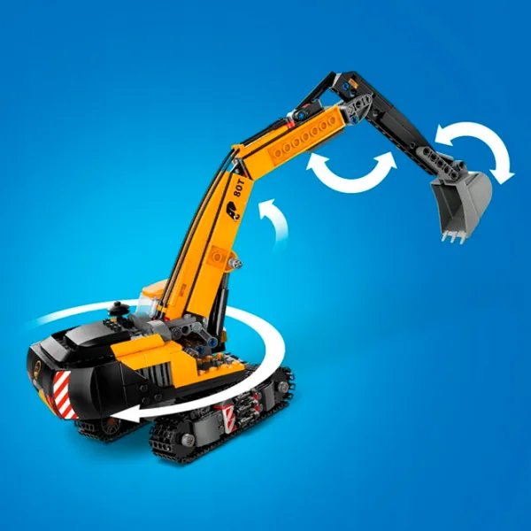 Constructor LEGO Yellow Construction Excavator Excavator/ Yellow photo 10