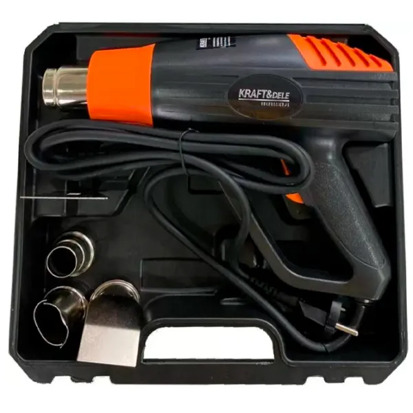 Suflantă de aer cald Kraft&Dele KD10390 2000 W/ Black photo 5