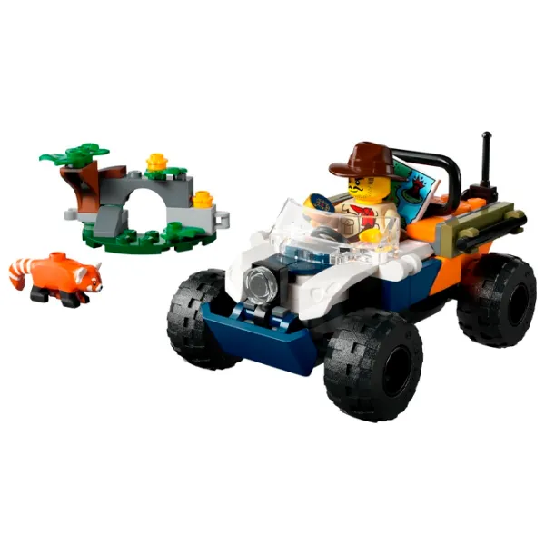Constructor LEGO Jungle Explorer ATV Red Panda Mission Junglă/ Green photo 2 Constructor LEGO Jungle Explorer ATV Red Panda Mission Junglă/ Green photo 2