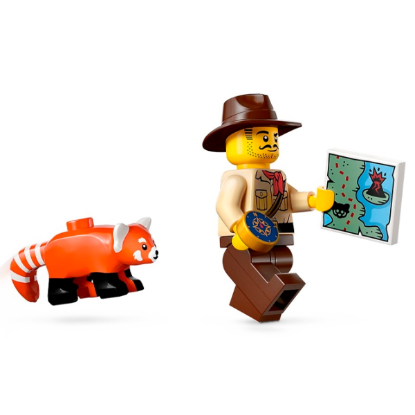 Constructor LEGO Jungle Explorer ATV Red Panda Mission Junglă/ Green photo 5 Constructor LEGO Jungle Explorer ATV Red Panda Mission Junglă/ Green photo 5