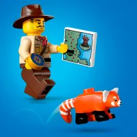 Constructor LEGO Jungle Explorer ATV Red Panda Mission Junglă/ Green photo 9
