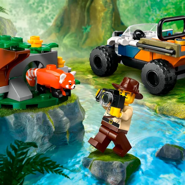 Constructor LEGO Jungle Explorer ATV Red Panda Mission Junglă/ Green photo 11 Constructor LEGO Jungle Explorer ATV Red Panda Mission Junglă/ Green photo 11