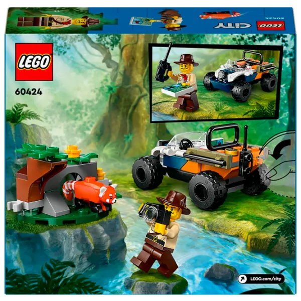 Constructor LEGO Jungle Explorer ATV Red Panda Mission Junglă/ Green photo 12 Constructor LEGO Jungle Explorer ATV Red Panda Mission Junglă/ Green photo 12