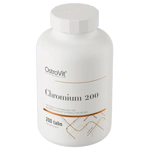 Витамины и минералы OstroVit Chromium (5903246229196) 200 photo 2 Витамины и минералы OstroVit Chromium (5903246229196) 200 photo 2