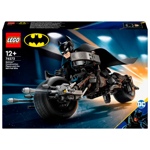 Constructor LEGO Batman Construction Figure and the Bat-Pod Bike Personaj de film/ Black photo 1