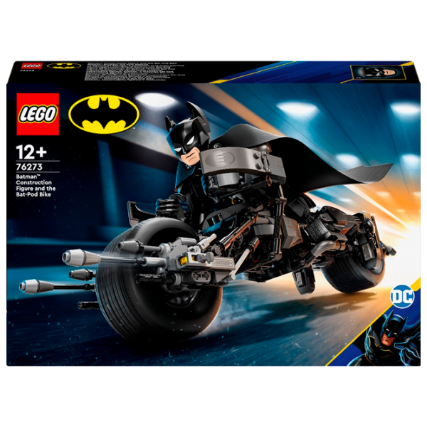 Constructor LEGO Batman Construction Figure and the Bat-Pod Bike Personaj de film/ Black photo 1