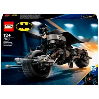 Constructor LEGO Batman Construction Figure and the Bat-Pod Bike Personaj de film/ Black