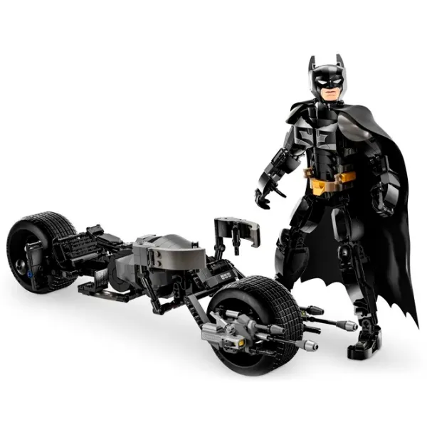 Constructor LEGO Batman Construction Figure and the Bat-Pod Bike Personaj de film/ Black photo 2