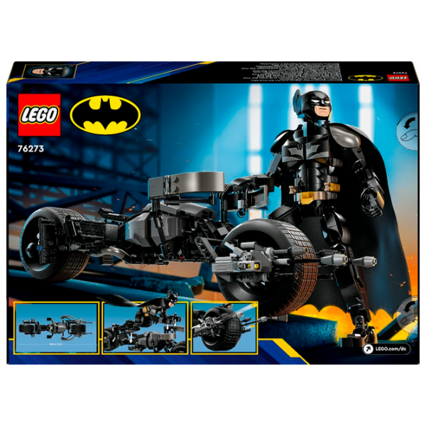 Constructor LEGO Batman Construction Figure and the Bat-Pod Bike Personaj de film/ Black photo 11