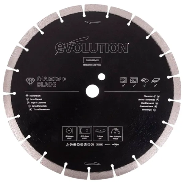 Disc diamantat segmentat Evolution D300SEG-CS  photo 1