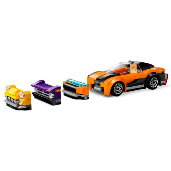 Constructor LEGO Car Transporter Truck with Sports Cars Mașină/ Blue photo 5