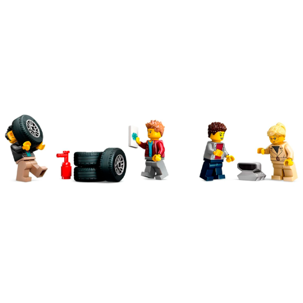 Constructor LEGO Car Transporter Truck with Sports Cars Mașină/ Blue photo 6