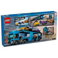 Constructor LEGO Car Transporter Truck with Sports Cars Mașină/ Blue photo 8