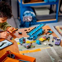 Constructor LEGO Car Transporter Truck with Sports Cars Mașină/ Blue photo 10
