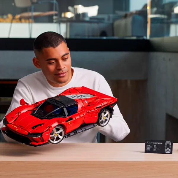 Constructor LEGO Ferrari Daytona Sp3 Mașină/ Red photo 8