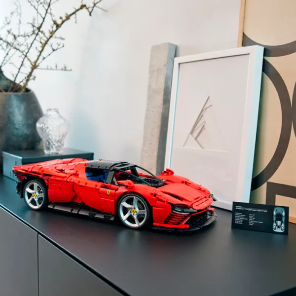 Constructor LEGO Ferrari Daytona Sp3 Mașină/ Red photo 9