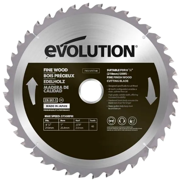 Disc circular Evolution FW210TCT-40  photo 1