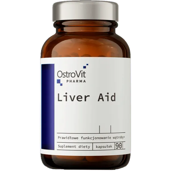 Vitamine și minerale OstroVit Pharma Liver (5903246226249) 90 capsule photo 1