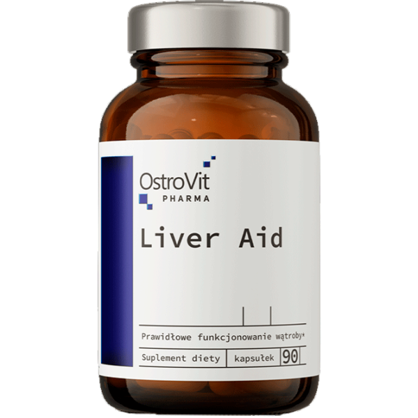Vitamine și minerale OstroVit Pharma Liver (5903246226249) 90 capsule photo 1