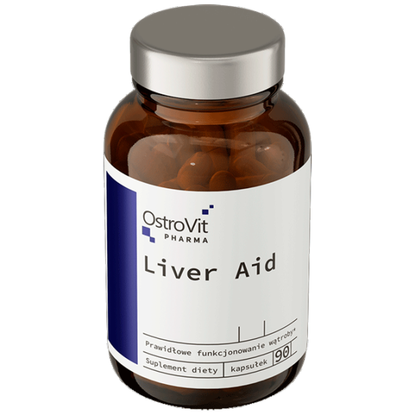 Vitamine și minerale OstroVit Pharma Liver (5903246226249) 90 capsule photo 2