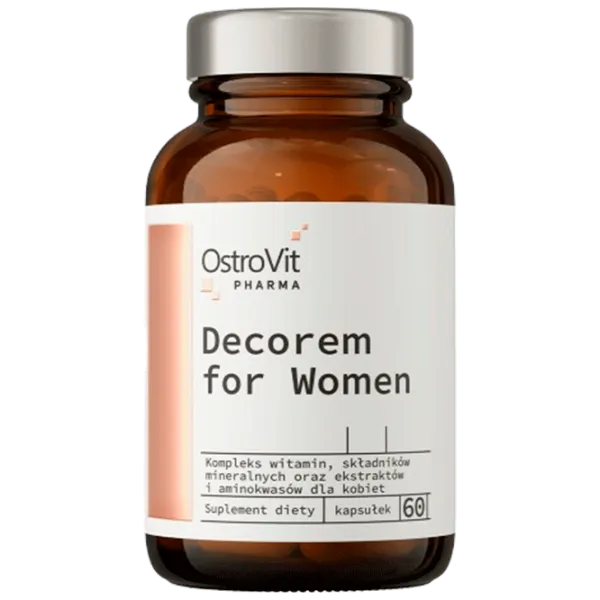 Vitamine și minerale OstroVit Pharma Decorem For Women (5903246226409) 60 photo 1