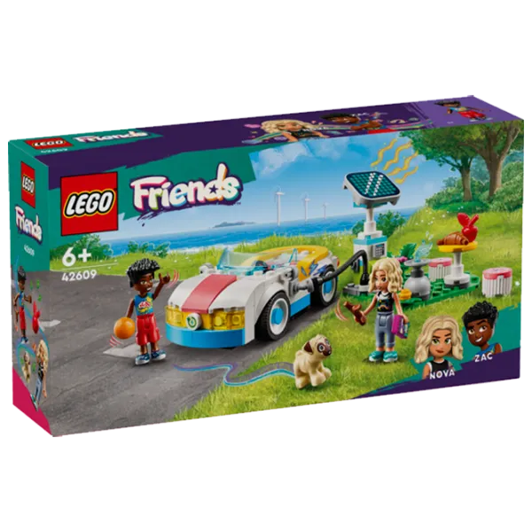 Constructor LEGO Electric Car and Charger Mașină/ Multicolor photo 1