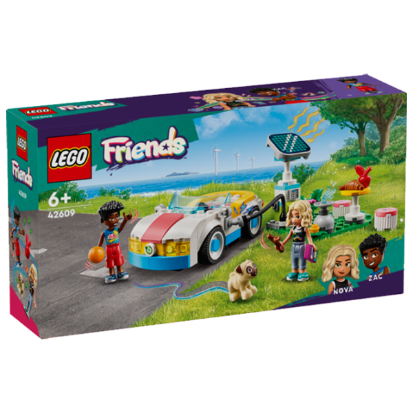 Constructor LEGO Electric Car and Charger Mașină/ Multicolor photo 1