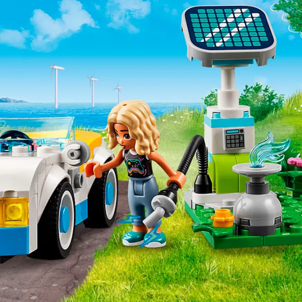 Constructor LEGO Electric Car and Charger Mașină/ Multicolor photo 8