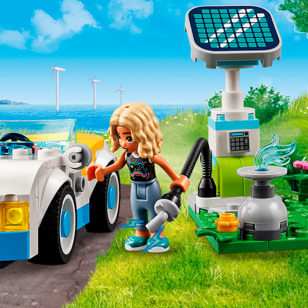 Constructor LEGO Electric Car and Charger Mașină/ Multicolor photo 8