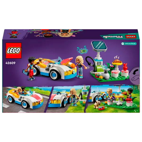 Constructor LEGO Electric Car and Charger Mașină/ Multicolor photo 11